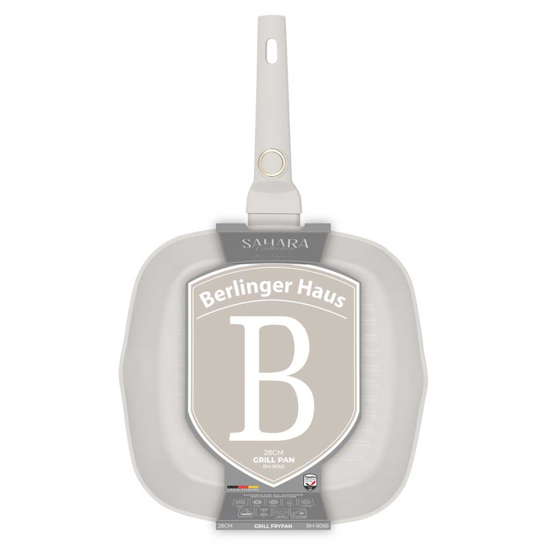 PATELNIA GRILLOWA TYTANOWA 28cm BERLINGER HAUS BH-8066 SAHARA